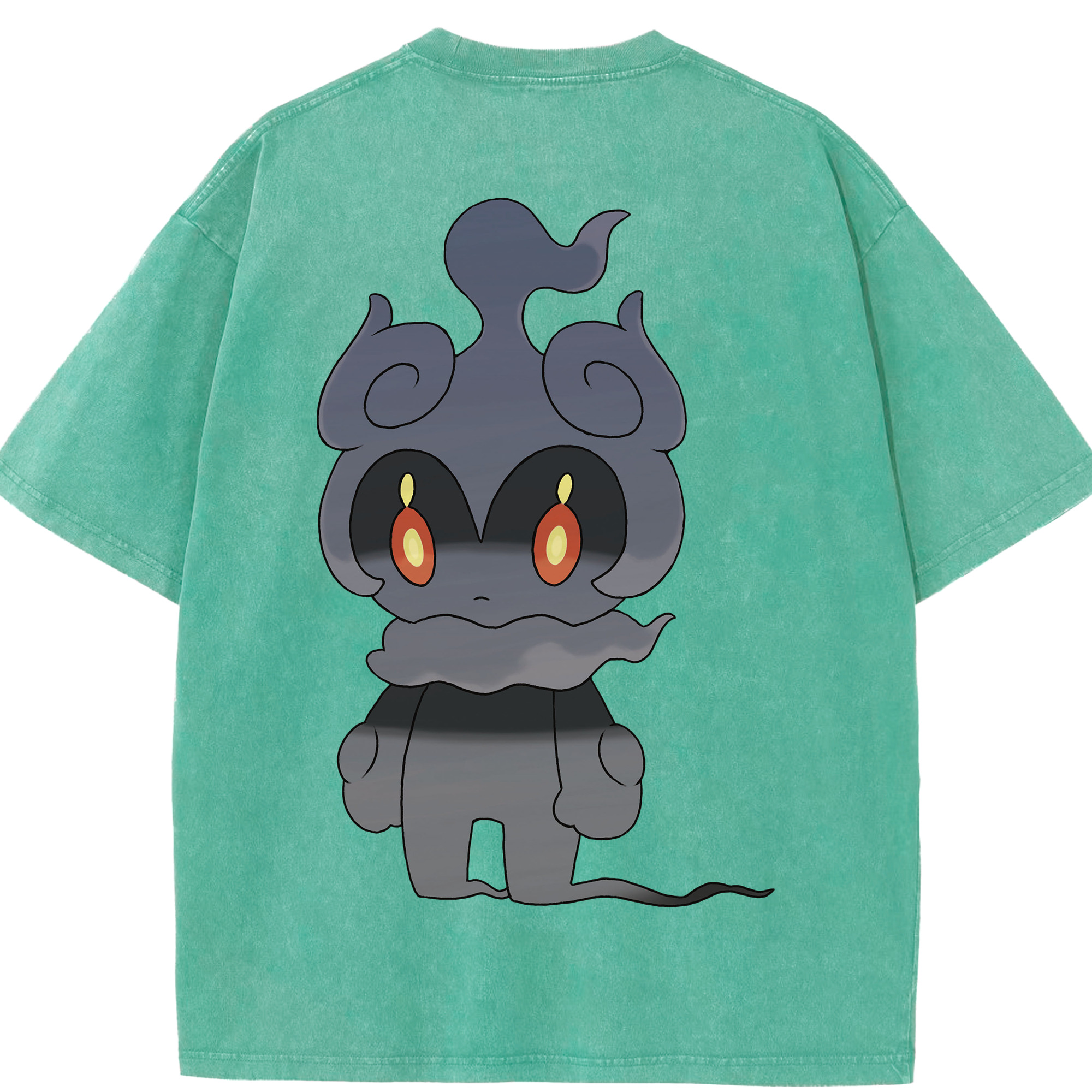 （画像用） ポケットモンスター Pokémon 綿100% ヴィンテージ風 半袖Tシャツ（背面プリント）